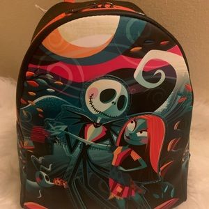 Jack & Sally Loungefly Mini Backpack